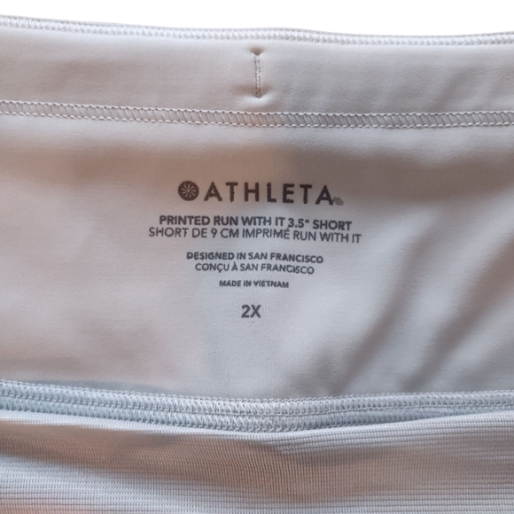 Athleta Printed Run With It 3.5" Short NWT - Picture 3 of 16